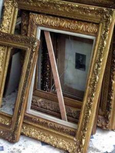 Make it Green: How to Repurpose Old Picture Frames Image